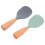 2pcs Silicone Rice Spoon with Wood Handle - Heat Resistant Spatula 11