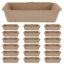 20pcs Berry Basket Pulp Fiber Container Vented Box