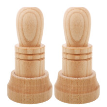 Wood Paper Pots Maker For Diy Gardening Starter Pots Light Brown