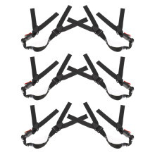 6pcs Universal Adjustable Hard Hat Chin Straps with Chin Cup