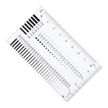 High Precision Sec Diameter Measurement Tool Defect Chart Film Ruler