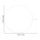 2pcs Canopy Net Round Hoop Crib Netting Mounting Rings 2