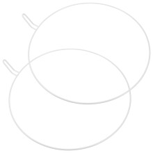 2pcs Canopy Net Round Hoop Crib Netting Mounting Rings