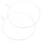 2pcs Canopy Net Round Hoop Crib Netting Mounting Rings 1
