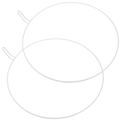 2pcs Canopy Net Round Hoop Crib Netting Mounting Rings