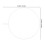 2pcs Canopy Net Round Hoop Crib Netting Mounting Rings 3