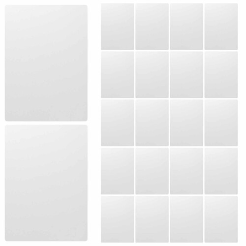 50pcs A5 Sheet Protectors Clear PVC Binding Covers