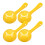 4pcs Heat Resistant Rice Paddle Spoon for Cooker Serving 11
