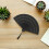 Bamboo Folding Fan for Women Men Square Decor 5