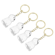 4pcs Pet Memorial Box Keychain Urn for Dogs Cats Ashes Storage