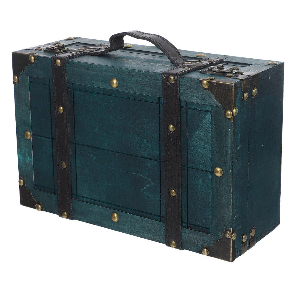 Vintage Wooden Treasure Chest Pirate Jewelry Box Antique Decor-image-OPC-PKCPBFX-NEW