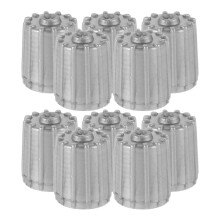 10pcs Plastic Tire Valve Caps with Sealing Rings