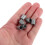 10pcs Plastic Tire Valve Caps with Sealing Rings 4