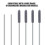 100pcs Universal Dishwasher Prong Tip Repair Covers Plastic Guards 6