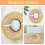2pcs Hard Hat Sun Shade Straw Brim Visor for Construction Workers 9