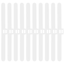 10pcs Double Hole Curtain Clips Plastic Vertical Blind Brackets