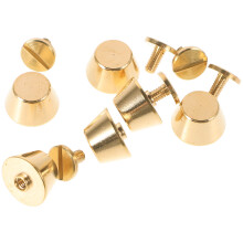 6pcs Screw Back Studs Metal Rivets for Purse Handbag Craft Replacement