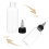 15pcs 60ml Plastic Squeeze Bottles with 8