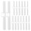15pcs Double Hole Plastic Blind Slats Vertical Parts 1