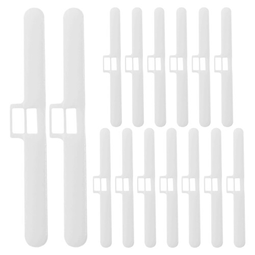 15pcs Double Hole Plastic Blind Slats Vertical Parts