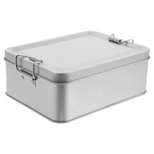 Vintage Airtight Metal Canister for Kitchen Storage