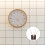 1 Set DIY Silent Clock Movement with Walnut Wood Hands 4