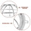 Fire Sprinkler Head Protector Recessed Sidewall Drywall Guard 8