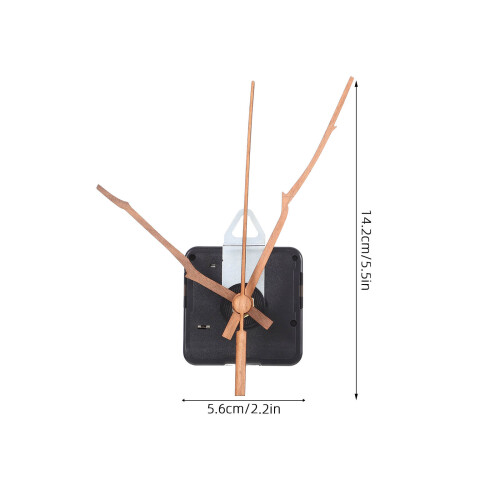 1 Set DIY Silent Clock Movement with Walnut Wood Hands 1