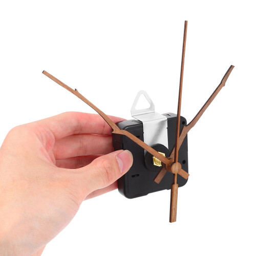 1 Set DIY Silent Clock Movement with Walnut Wood Hands 2
