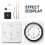 1 Set DIY Silent Clock Movement with Walnut Wood Hands 8