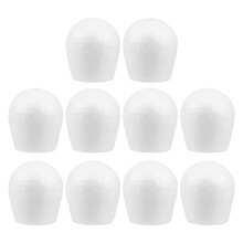 10Stk Leichte Schaumstoff Kuchenmodelle Zum Bemalen & Basteln Weiß