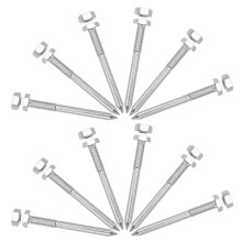 30pcs Lawn Aerator Shoes Spikes Metal Pegs for Garden Yard Tools