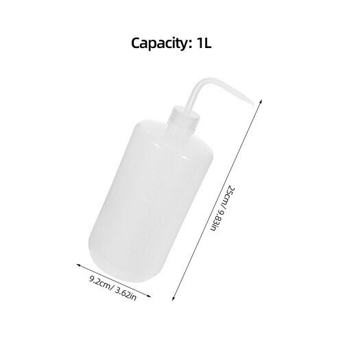 Plastic Safety Wash Bottle 1000ml Squeeze Container 2