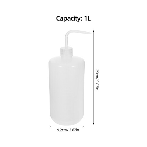 Plastic Safety Wash Bottle 1000ml Squeeze Container 1