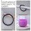 6pcs Rubber Singing Bowl Rings Replacement Sound Bowl Ring 8