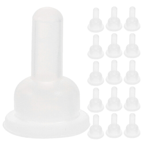 50Pièces Tétines Silicone Transparentes Pour