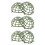 3pcs Artificial Plant Topiary Ball Support Cage Plastic Frame 10