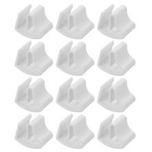 12pcs Blind Brackets Heavy Duty Plastic Hooks for Blinds Drapes