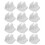 12pcs Blind Brackets Heavy Duty Plastic Hooks for Blinds Drapes 1