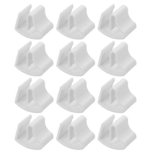 12pcs Blind Brackets Heavy Duty Plastic Hooks for Blinds Drapes