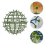 3pcs Artificial Plant Topiary Ball Support Cage Plastic Frame 9