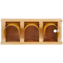 Wooden ABS Pigeon Trap Door Light Brown Elegant Bird Cage Entrance