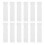 12pcs Vertical Blind Stem Replacement White for Window Carrier 11