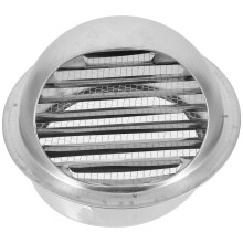 Stainless Steel Wall Vent Cap Rainproof Exhaust Outlet Cover