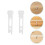 12pcs Vertical Blind Stem Replacement White for Window Carrier 10