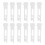 12pcs Vertical Blind Stem Replacement White for Window Carrier 1