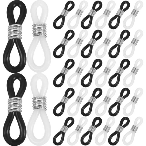 100pcs Silicone Eyeglass Chain Ends Grips for Eyewear