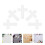 10pcs Plastic Cross Canvas Sheets 7.8x5.5cm for Embroidery Craft 10