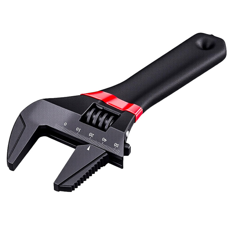 Extra Wide Jaw Short Handle Wrench For Tightening Fasteners In Confined Spaces, Ideal For Home Repair And Pipe Maintenance 9016109688996