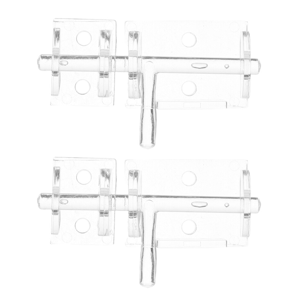 2Pcs Slide Bolt Latch For Wood Fence Cabinet Door 3191150093732